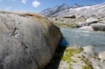 Gletscherlandschaft mit Ursprungbach
