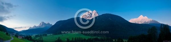 Panorama Sextner Dolomiten