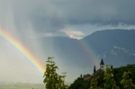 Regenbogen über Kastelaz
