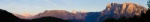 Sonnenuntergang in den Dolomiten